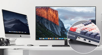 Redragon K686 PRO SE 98 Keys Wireless Gasket RGB Gaming Keyboard, 3-Mode Anime Mechanical Keyboard w/Hot-Swap Socket