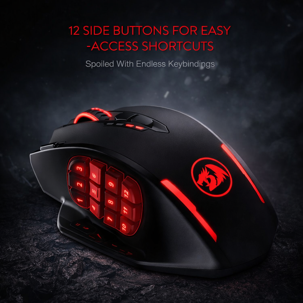Redragon M913 Gaming 16000 DPI Wired 2.4Ghz Wireless RGB Gamer Mice
