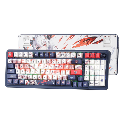 Redragon K686 PRO SE 98 Keys Wireless Gasket RGB Gaming Keyboard, 3-Mode Anime Mechanical Keyboard w/Hot-Swap Socket