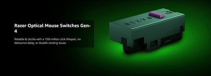 Razer Cobra Pro HyperSpeed Wireless Gaming Mouse Chroma RGB Lighting 26K Sensor, Gen-4 Switches 2.4GHz, Bluetooth USB C