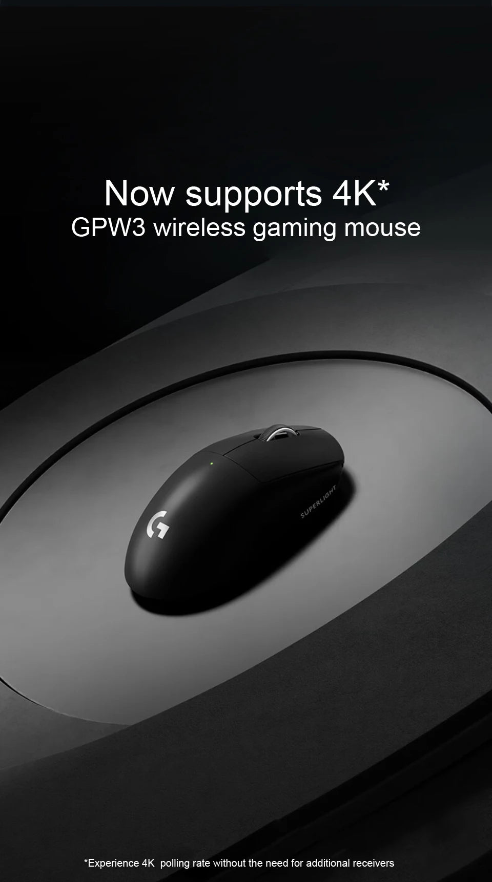 Logitech PRO X Superlight 2 Wireless Gaming Mouse – HERO 25K Sensor, 60g Ultra-Lightweight