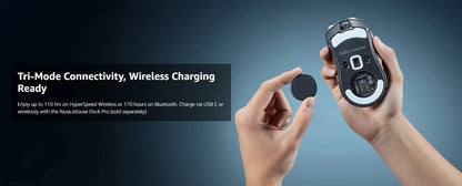 Razer Cobra Pro HyperSpeed Wireless Gaming Mouse Chroma RGB Lighting 26K Sensor, Gen-4 Switches 2.4GHz, Bluetooth USB C